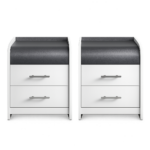 ArcEdge Bedside Cabinet Set